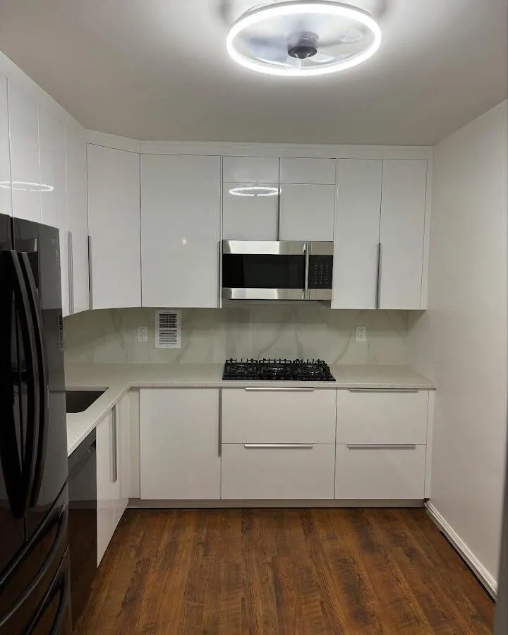 Renovated kitchen with quartz countertops in Downingtown